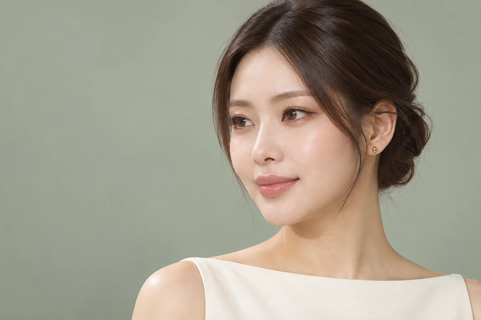얼굴 윤곽이 보이는 AI 모델