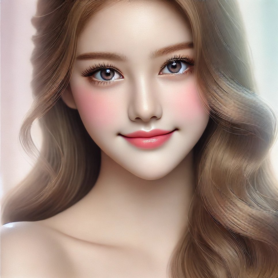 좌) 긴 중안면부의 얼굴 / 우) 적당한 중안면부 길이의 얼굴